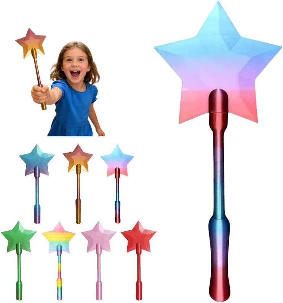 Orgonite Credit Card Wand,3D Printed Wand Tap to Pay, Magic Wand Contactless Payment Card Holder Easy Checkout Suitable Scenarios for Card Payment Fun Gift Magic Lovers (Star-E)