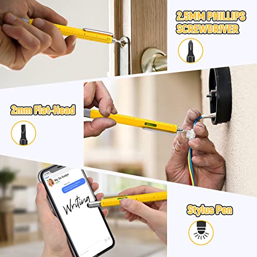 BIIB Gifts for Men 6 in 1 Multitool Pen, Anniversary Birthday Gift for Men - image 3