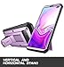 SUPCASE Unicorn Beetle Pro Series Designed for Samsung Galaxy S10 Plus Case (2019 Release) Full-Body Dual Layer Rugged with Holster & Kickstand Without Built-in Screen Protector (Purple)