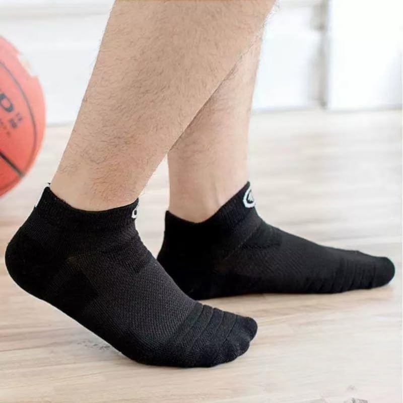 Men's Sports Socks - Comfortable, Breathable, Non-Slip, Sweat-Absorbing for Running, Marathons, Outdoor Moisture-Wicking