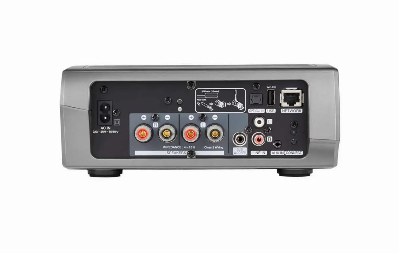 Denon HEOS AMP HS2 - Amplificador (Bluetooth, Wi-Fi) Color Negro