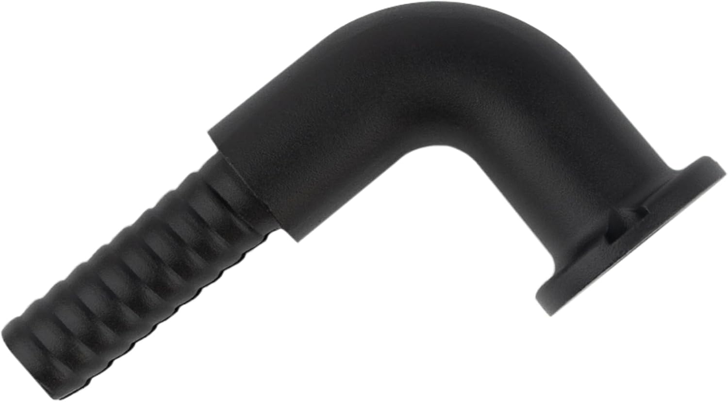 Deckorators 3" Offset 90 Degree Aluminum Post Return with Screws and Beauty Rings - Textured Black
