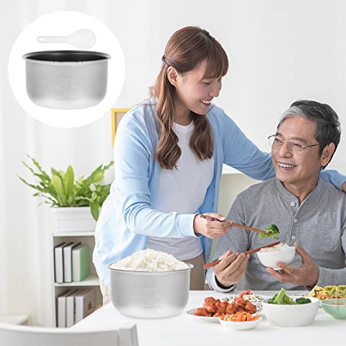 Rosarivae Panela de arroz interna de reposição: forro de inserção de panela de cozinha de liga 3L an