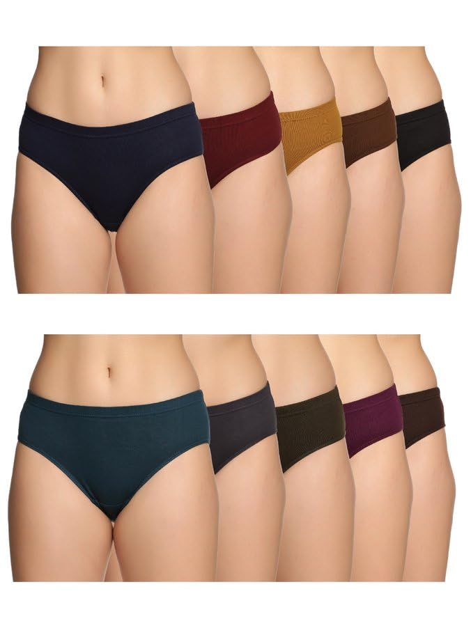 Image of Lux Karishma Women's 100% Pure Cotton Panty - Soft, Comfortable, and Skin-Friendly (Color&Print May Vary)