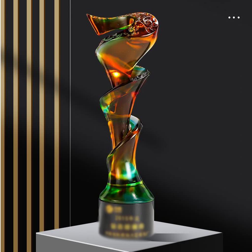 Trofeos, medallas y premios Trofeo Aniversario Empresa Trofeo De Cristal Decorado Trofeo De Campeón del Concurso De Arte De Canto Y Baile. Un Regalo para Los Niños