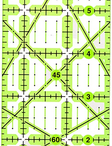 Omnigrip RN2518 Non-Slip Quilter\'s Ruler, 2-1/2 x 18-Inch