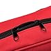 Jipemtra Red First Aid Bag Empty Travel Rescue Pouch First Responder Storage Compact Survival Medicine Bag for Car Home Office Kitchen Sport Outdoors (Red)