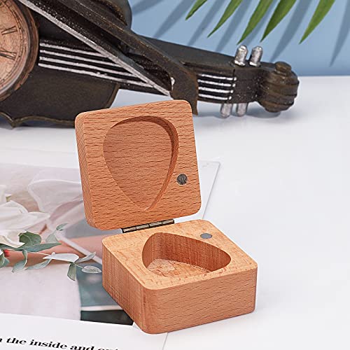 pandahall Boîte de Rangement pour médiator de Guitare, Étui à médiator en Bois Conteneur à médiator Accessoires de… - Les Beatles, Paul McCartney, John Lennon, RIngo Starr, George Harrison pandahall Boîte de Rangement pour médiator de Guitare, Étui à médiator en Bois Conteneur à médiator Accessoires de… – Image 5