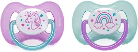 Buba Chupeta Comfort Tam.2 Noturna Kit Unicórnio