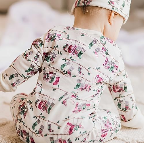 Burt's Bees Baby Baby Girl's Romper Jumpsuit, 100% Organic Cotton One-Piece Outfit Coverall4