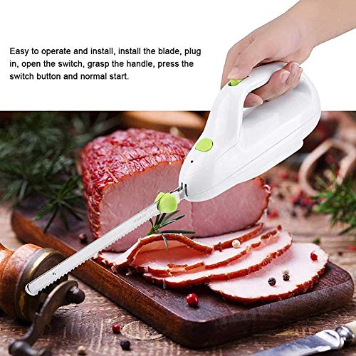 image for Miwaimao Electric Serrated Carving Knife,Automatic Frozen Meat Knife S