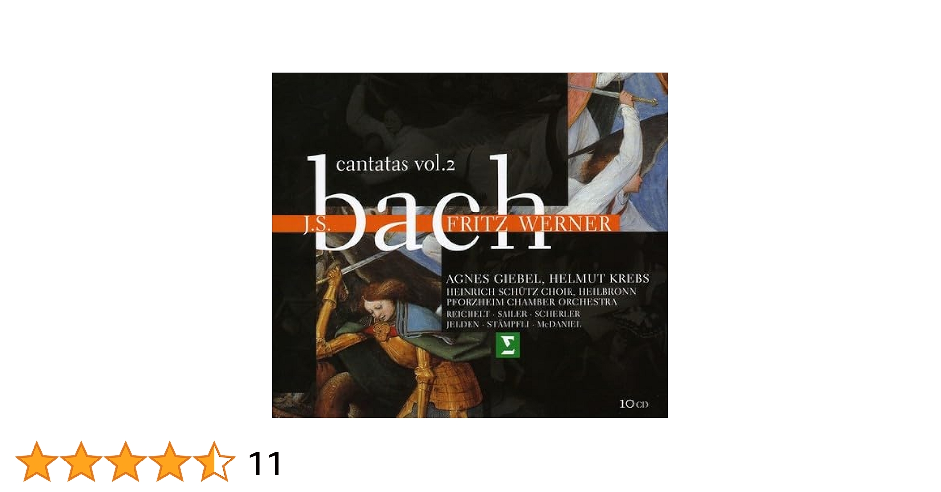 Amazon.co.jp: バッハ:カンタータ集 第2巻(10枚組): ミュージック