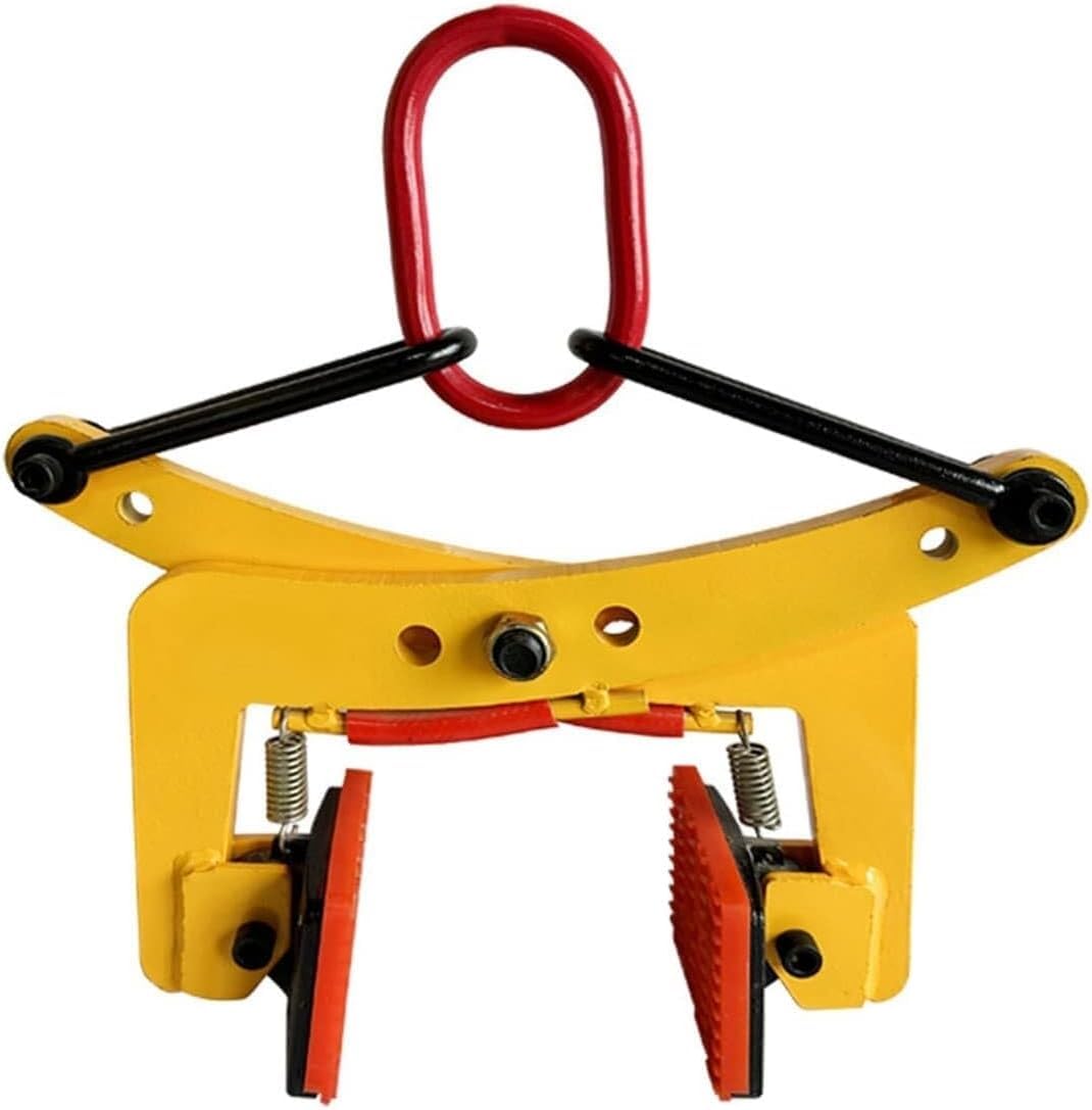 Pinzas de elevación verticales ajustables de 246 a 1125 kg for piedra, vidrio, láminas metálicas y granito: pinzas resistentes for una elevación segura de placas y losas.(280kg)
