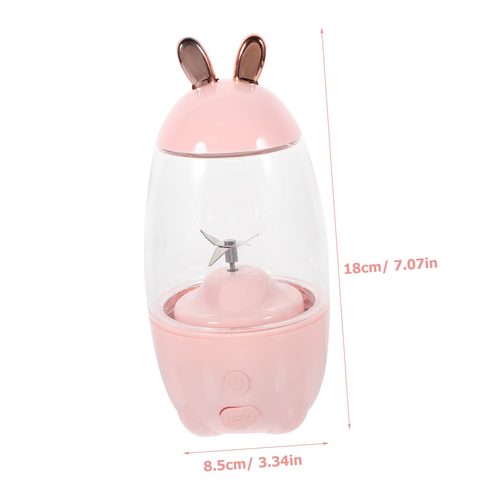 Mikinona Fruits Juice Maker Mini Juicer Electric Handheld Portable Abs Material Easy to Diy Fruit Juices