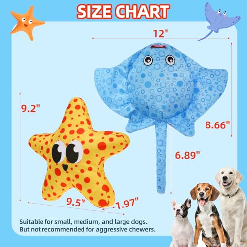 Juguetes flotantes para perros PUPTECK 2 unidades miniatura 2