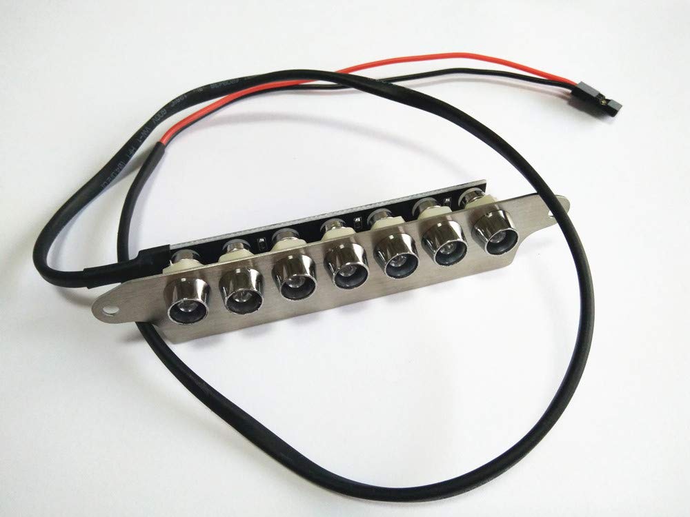 Front Bumper LED Lamp Lighting System White for Traxxas 1/5 RC 6S 8S X-MAXX XMAXX