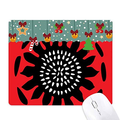 Tapis de souris tournesol en caoutchouc pour un bureau chaleureux