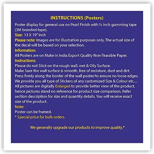 Image of Anne Print Solutions Eye Test Paper Chart Poster for Hospital, Nursing Home - 13 X 19 Inch (Multicolor)