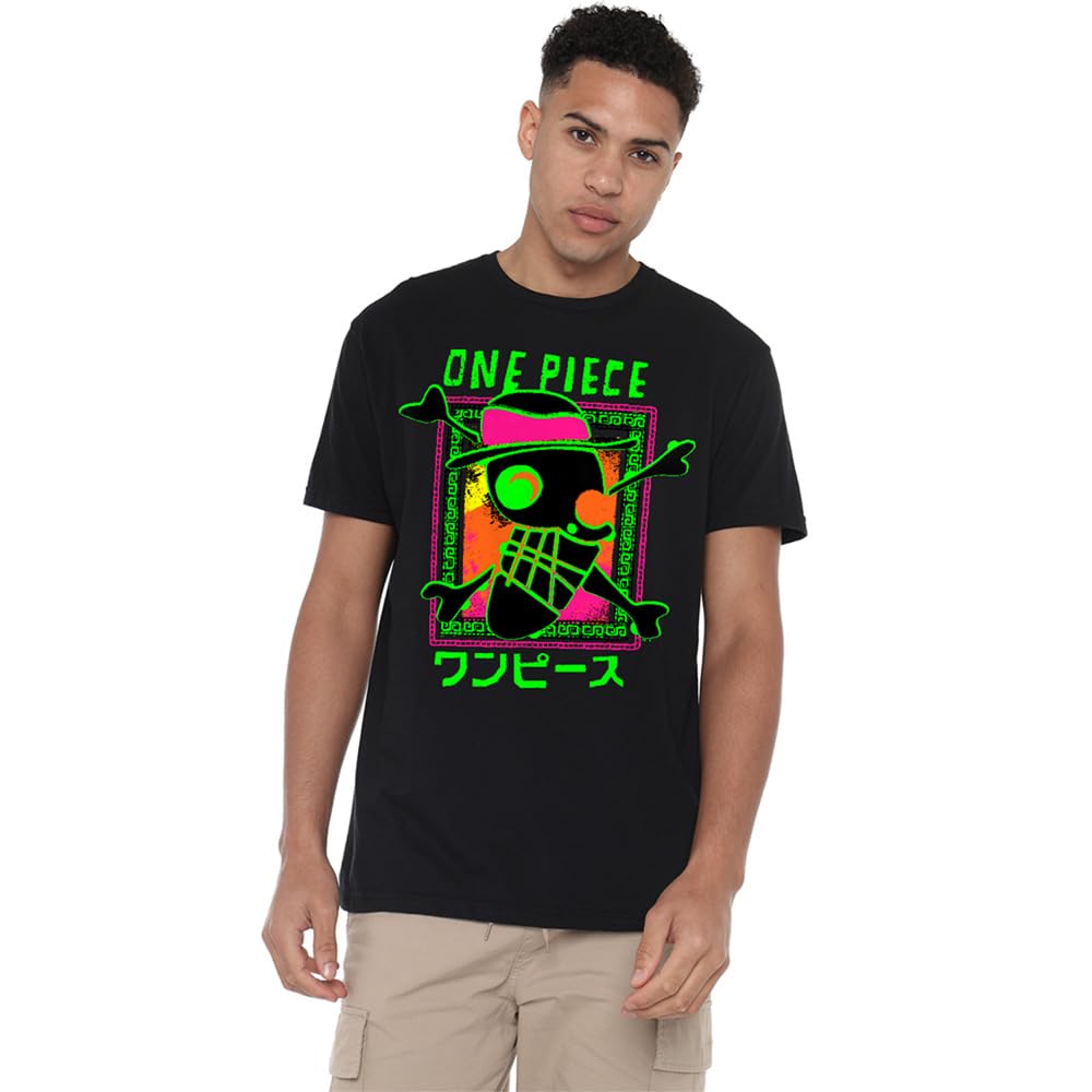 One Piece Abstract Logo Unisex T-Shirt, Black, XX-Large