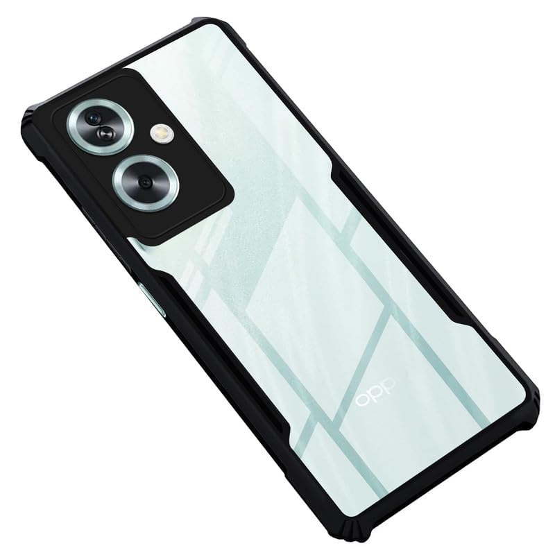 SHINESTAR Oppo A79 5G Back Cover Case | Ultra Thin 360 Degree Protection Crystal Clear Tranparent Bumper Back Cover Case for Oppo A79 5G - Black (B0CRZQGW87) Amazon Price History, Amazon Price Tracker