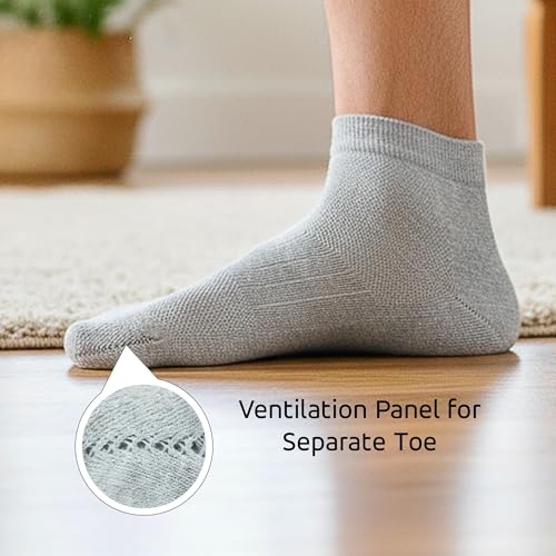 Image of Montac Diabetic Socks for Men & Women, Cotton Socks । Helps In Diabetic Neuropathy । Reduction Of Gangrene Chances । Increase Blood Circulation, Free Size