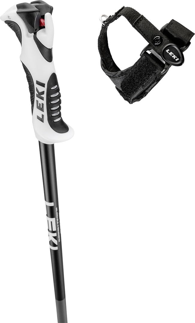 LEKI Bold Lite S Junior 2025 Bâtons de ski Anthracite/noir/blanc
