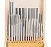 Accusize Industrial Tools 29 Pc 1/16'' to 1/2'' by 1/64'' H.S.S. Chucking Reamer Set, Straight Flute, Right Hand Cut, 5500-SF00
