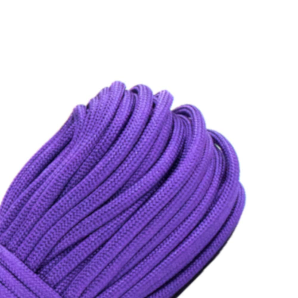 PARACORD PLANET 550 Type III 7 Strand Paracord – 100% Nylon Core – 550-Pound Tensile Strength - Utility Cord – Tie-Downs, Camping, Crafting, Survival (Acid Wash Purple, 25 Feet)
