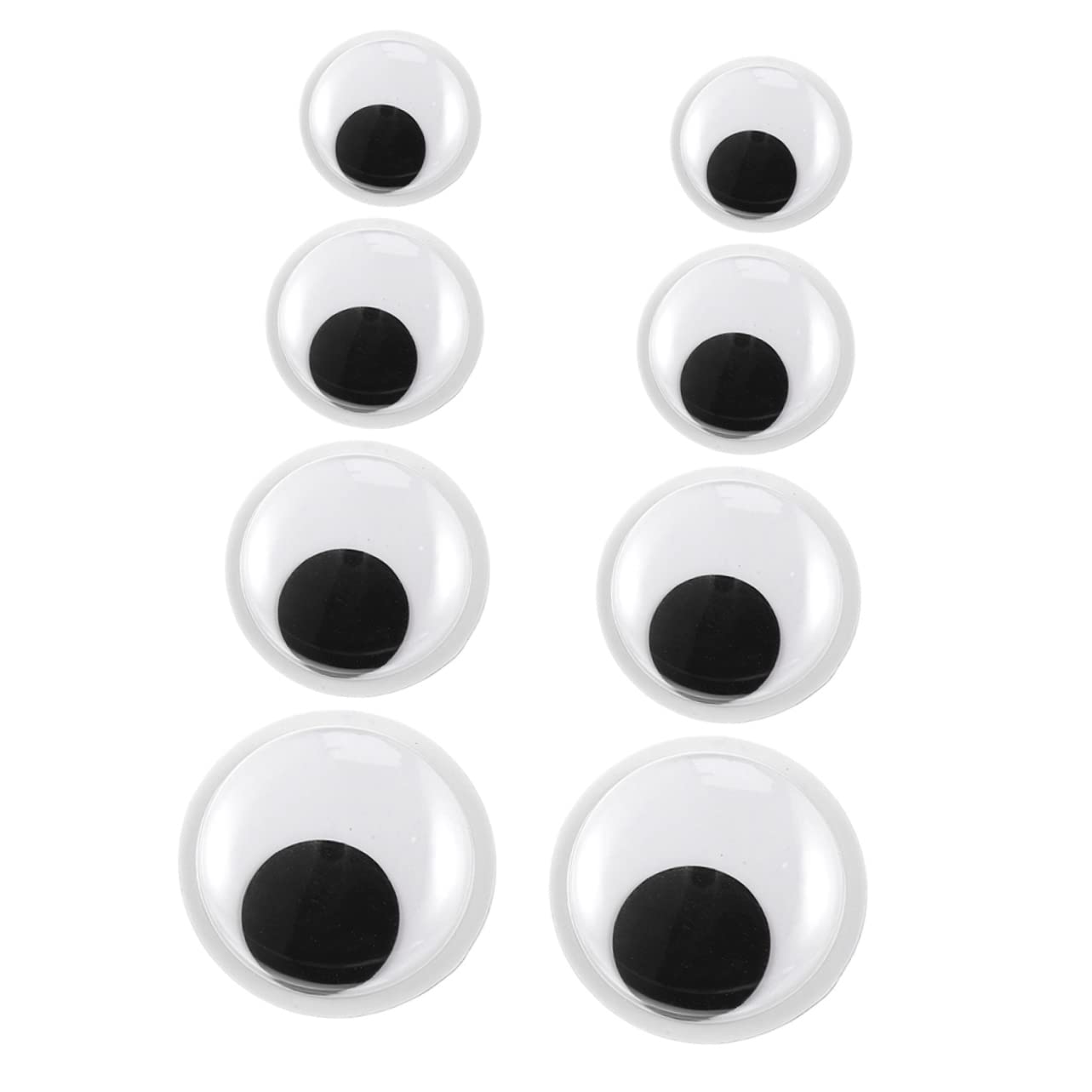 HAWILLOSCH Jumbo Eyes Set 4 Sizes (7.5cm 10cm 12.7cm 15.4cm) Googly Eyes for Crafts