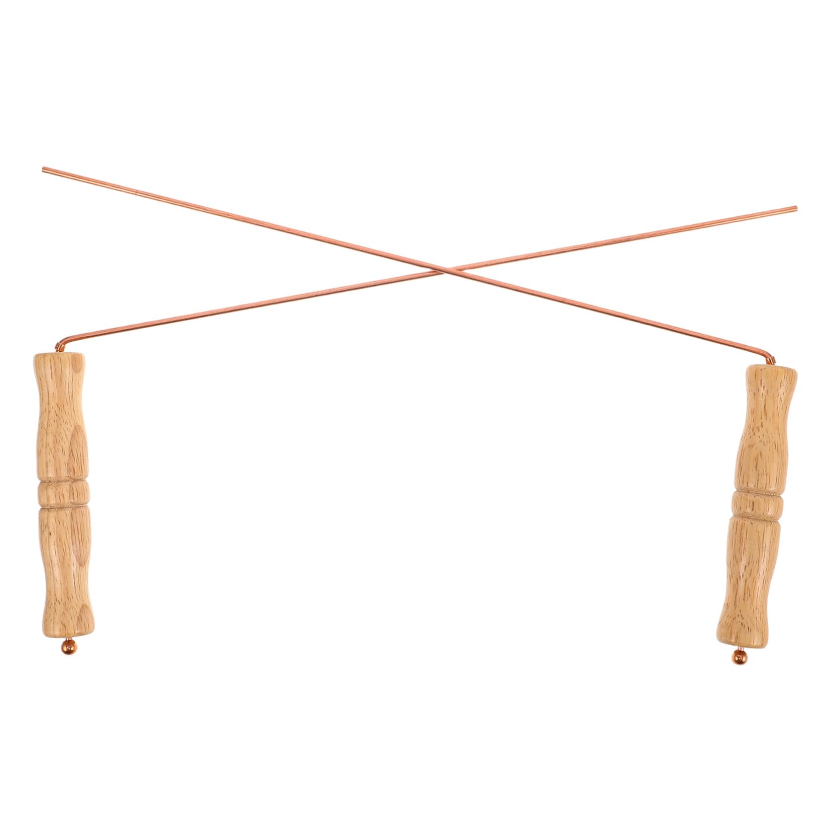 Baguettes de radiesthésie en cuivre pour localiser les sources d'eau et réseaux souterrains