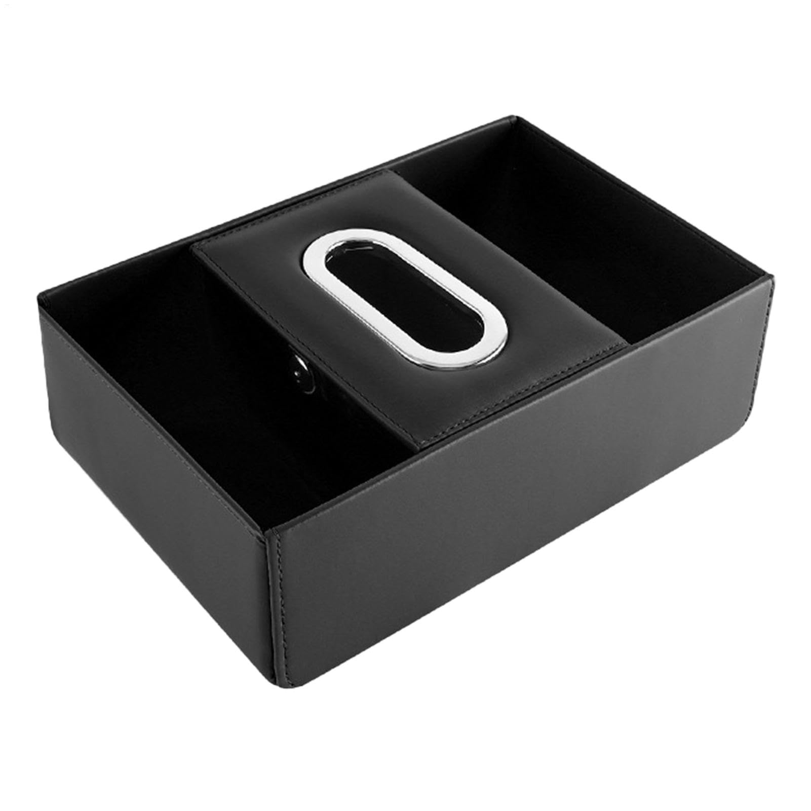 Boîte de rangement accoudoir auto : console ordonnée avec cet étui à mouchoirs compact