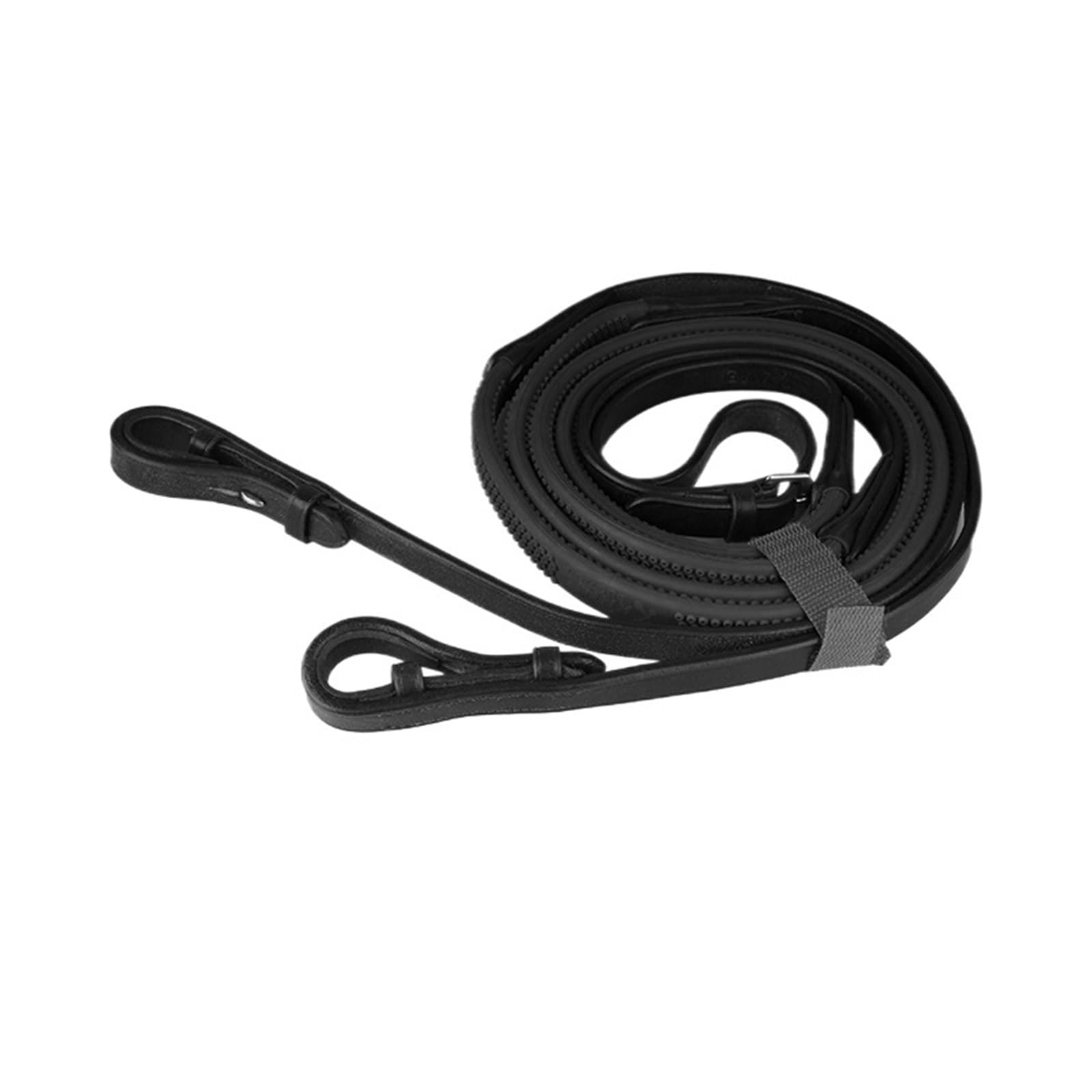 Potente Cabestro Antideslizante, Equipo de Caballo Negro y marrón, rienda Antideslizante for Montar a Caballo, riendas con Cabestro para Caballos(Black-54)