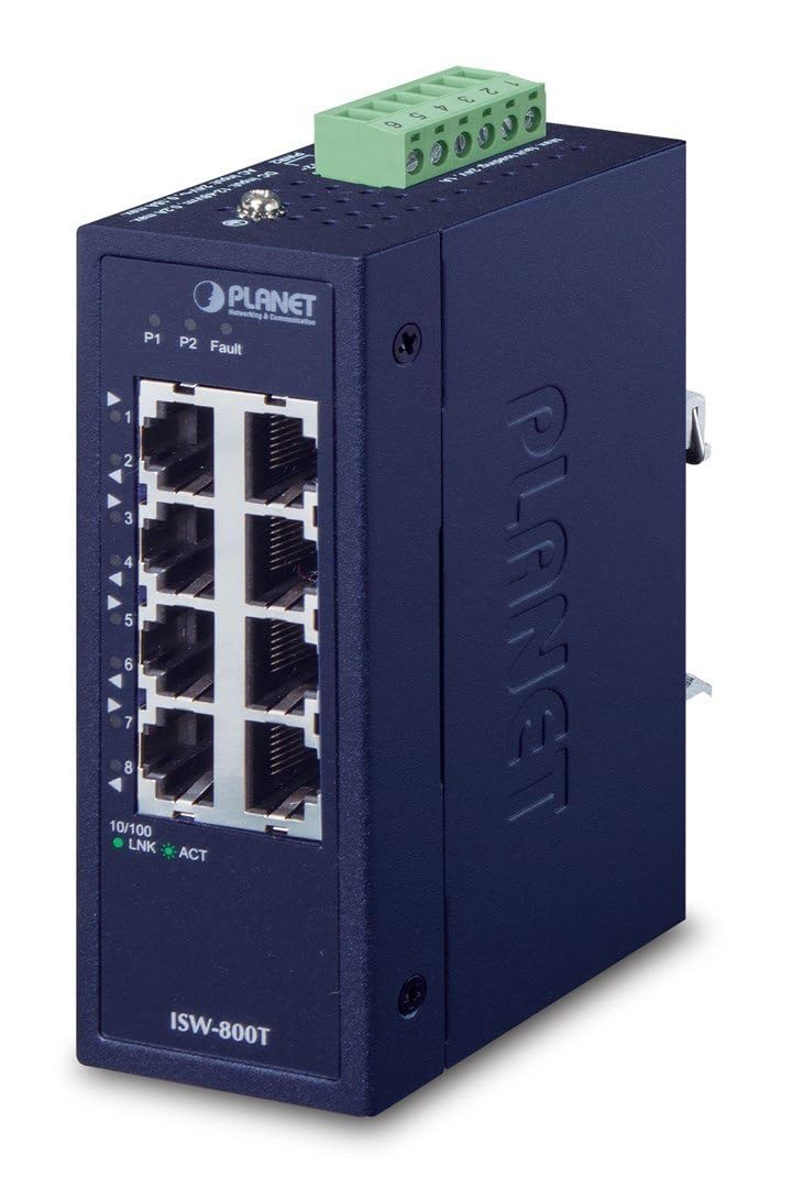 Planet ISW-800T switch di rete L2 Nero