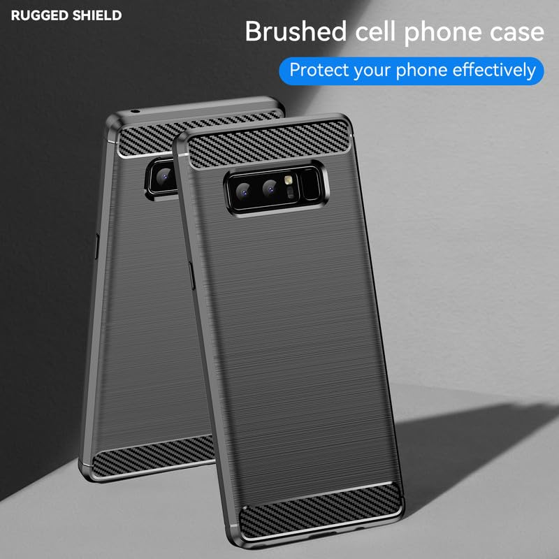 Image of Hybrid Carbon Fiber Back Case for Samsung Galaxy Note 8 (Black)