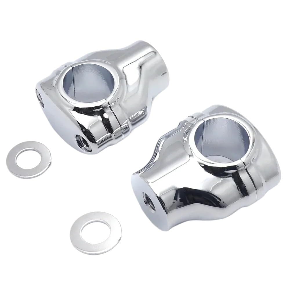Wsporniki kierownicy Zacisk Wspornika Kierownicy 2 "podstawki 1,25" Górne Zaciski Kierownicy Motocykla Pasuje do Harley Davidson Dyna Fat Boy Wide Glide Road King