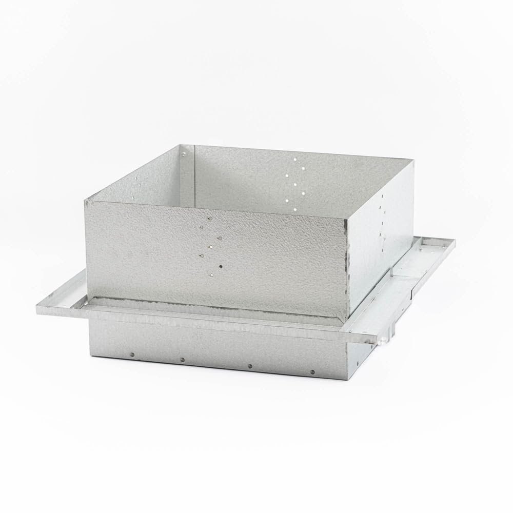 Duravent DuraPlus - Supporto piatto da soffitto con collare di fissaggio, 15,2 cm