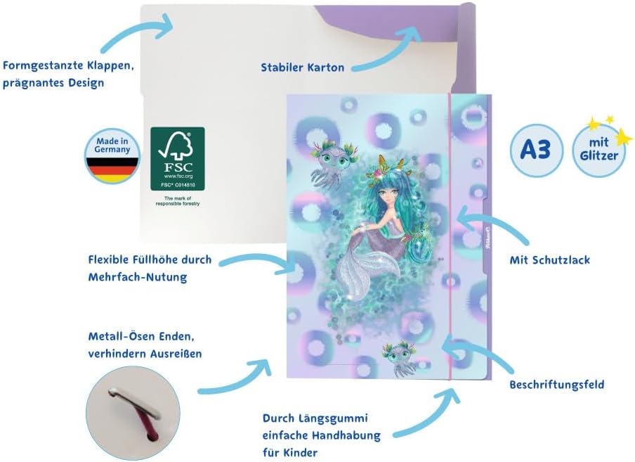 Pelikan A3 Mermaid Portfolio Folder