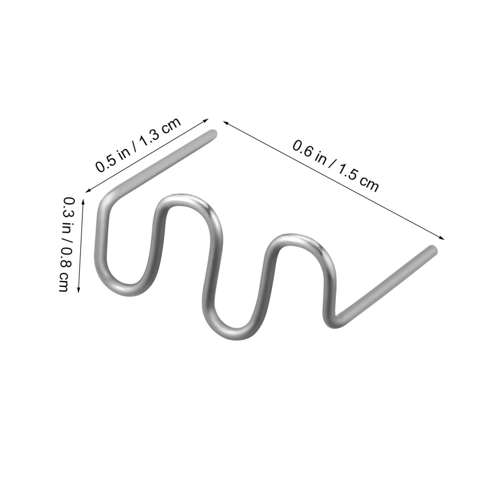 HOLIDYOYO Welding Brazing Wire for Car Repair 500pcs Bumper Repairing Welding Rods Easy to Use Auto Repair Tool