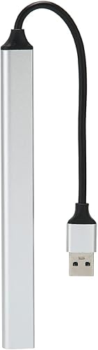 Miniatura 8 de Hub de 7 puertos, concentrador de datos USB de aluminio delgado, adaptador extensor de múltiples puertos con 6 USB20. 1 USB30. Puertos, velocidad de