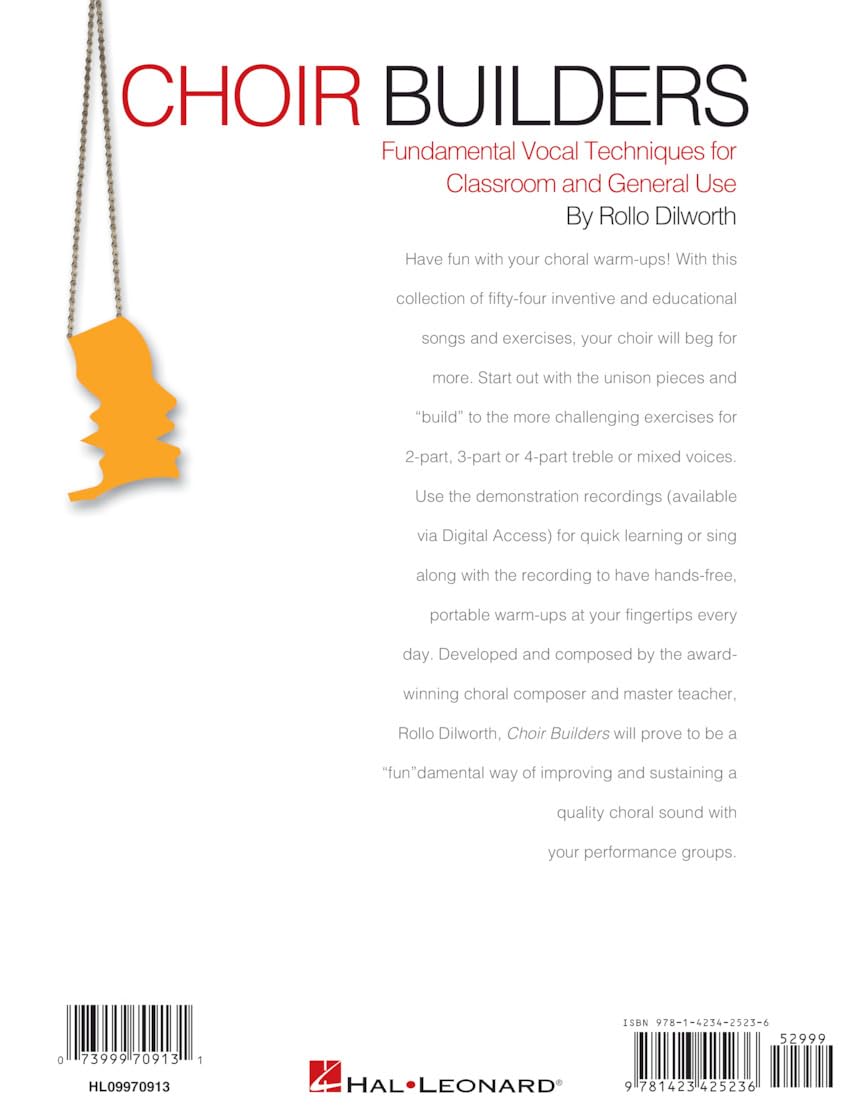 Choir builders chant +cd: Fundamental Vocal Techniques for Classroom and General Use