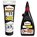 Pattex Millechiodi Trasparente, Adesivo Di Montaggio A Base Acqua Con Presa Immediata, Adesivo Trasparente Preciso Per Metallo, Legno E Altro, 1X200G Tubo & 1420207 Millechiodi Legno, 200 G