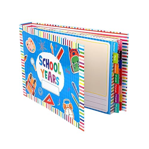 Album fotografico per ricordi, ricordo fotografico per i corsi K-12, libro dei ricordi degli anni scolastici per bambini, per promozione prescolare e diario di classe