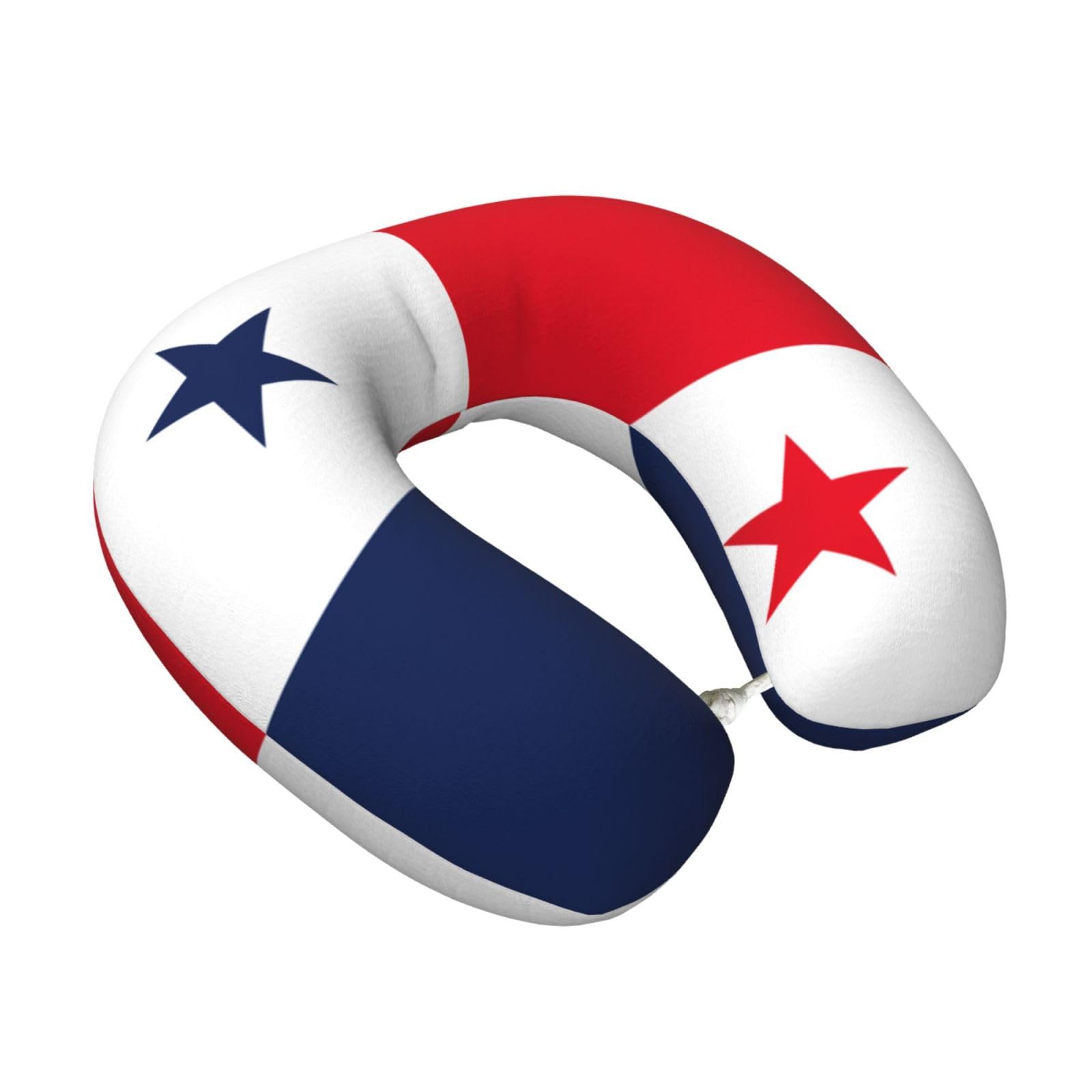 Yyoretp Flag of Panama Print Travel Pillow Pure Memory Foam Neck Pillows Portable Headrest for Airplane