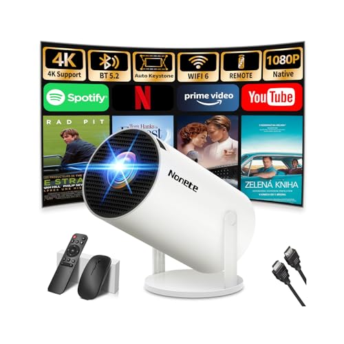 【App integrata】Proiettore 1080P FHD, Mini Proiettore Portatile 2026 Upgraded, Supporto 4k...