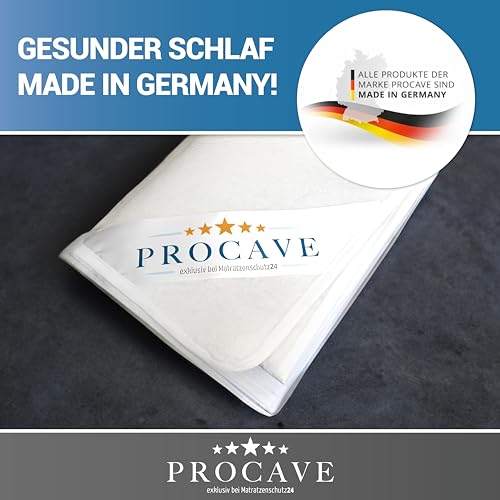 PROCAVE | Hochwertiger Filzschoner für Lattenrost | Schützende Matratzenunterlage 90x200 cm | atmungsaktiver Matratzenschoner aus Nadelfilz | Made in Germany