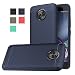 Moto X4 Case, Dretal [Shock Resistant] Flexible Soft TPU Brushed Anti-fingerprint Full-body Protective Case Cover For Motorola Moto X4 (2017) (Navy)
