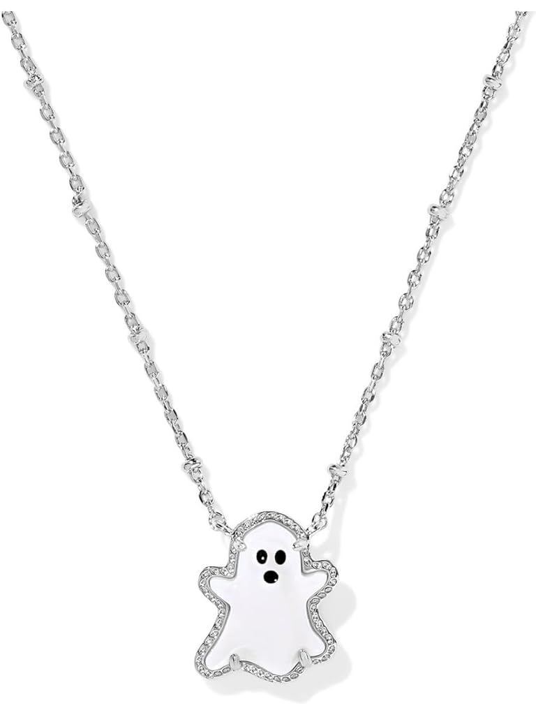 Orange Kendra Scott Ghost Short Pendant Necklace