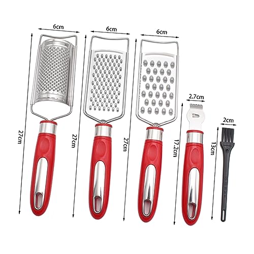 Set de ralladores 5 piezas con mango ergonómico miniatura 2