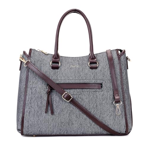 Image of EXOTIC Elara Structured Tote Handbag for Women | Spacious Work & Laptop Purse