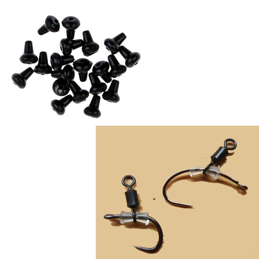 Fishing Hook Stopper Bait Stop Beads Hair Rig Stops Holder Bait Stopper-image-35